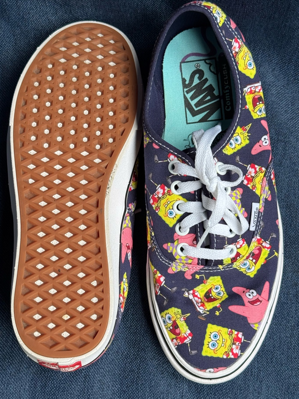 Size Men 8 Women 9.5 - Vans x SpongeBob ComfyCush Authentic AlohaBob 2021